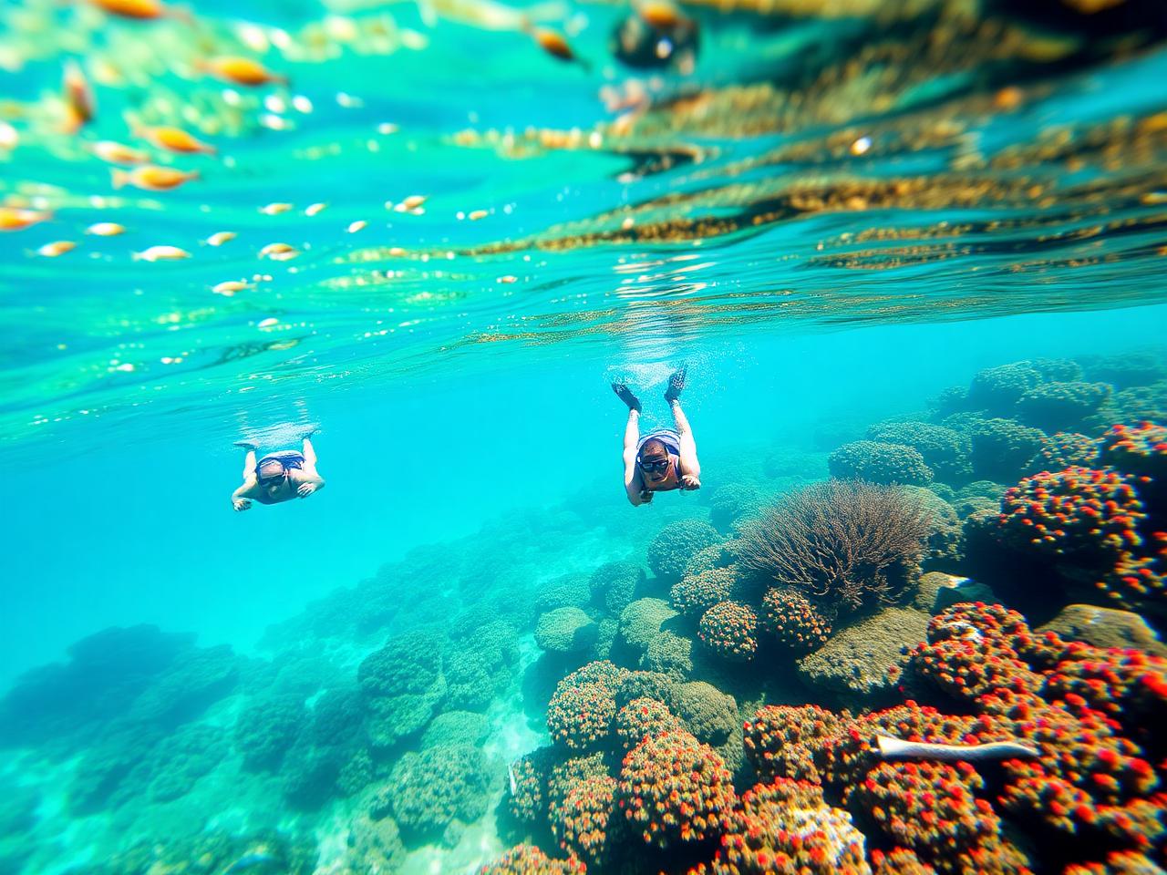 Morning snorkel adventure departure